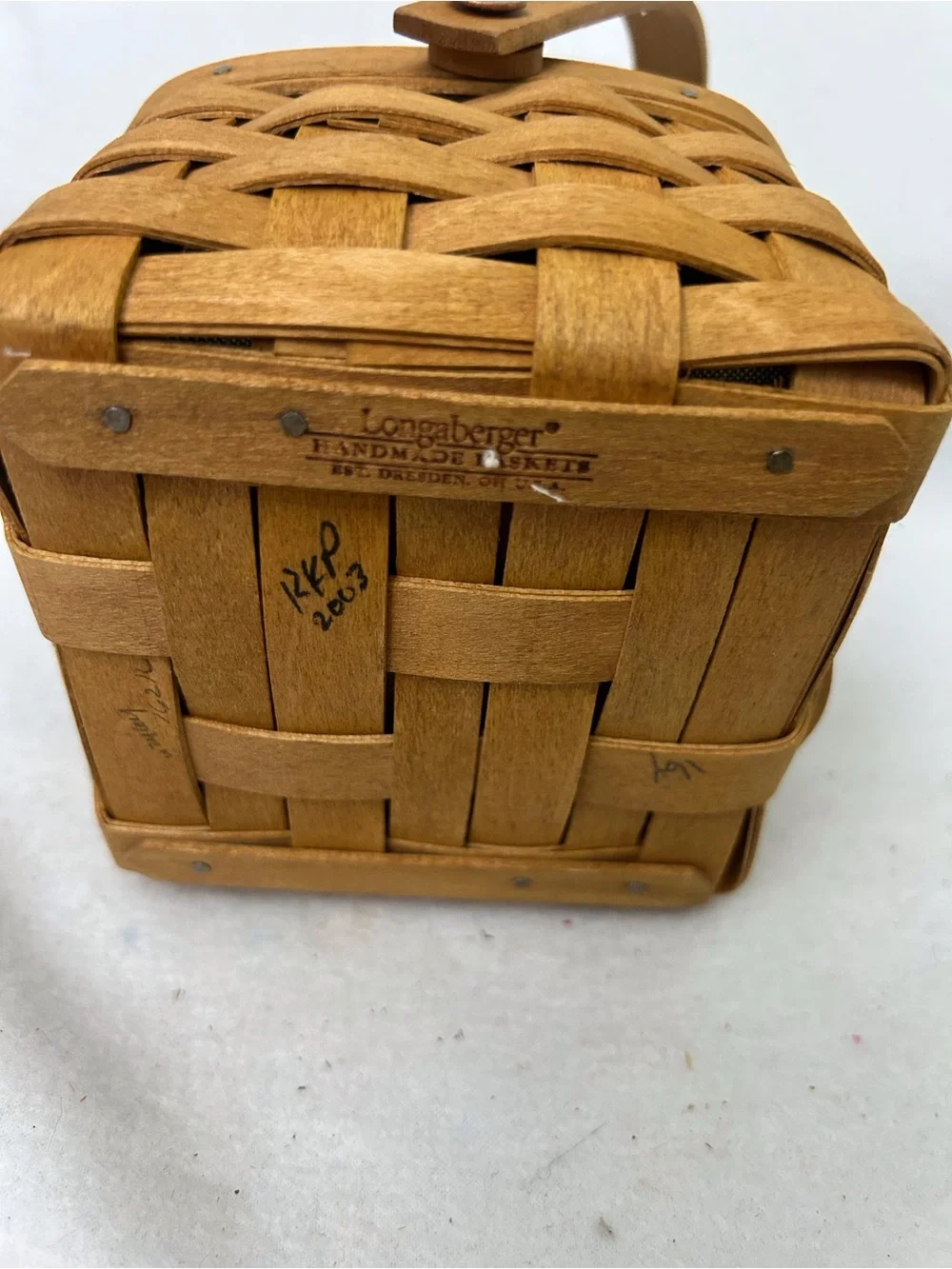 Longaberger 2003 Dresden Basket